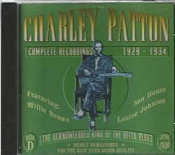 CD CHARLEY PATTON - COMPLETE 1929-1934 DISC D
